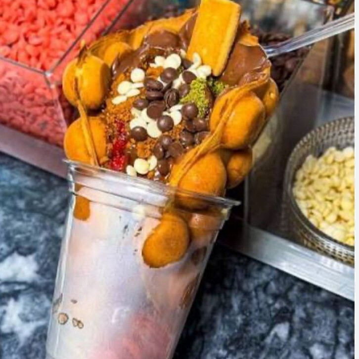 Bardakta Waffle [ Beyaz Aşkına ]