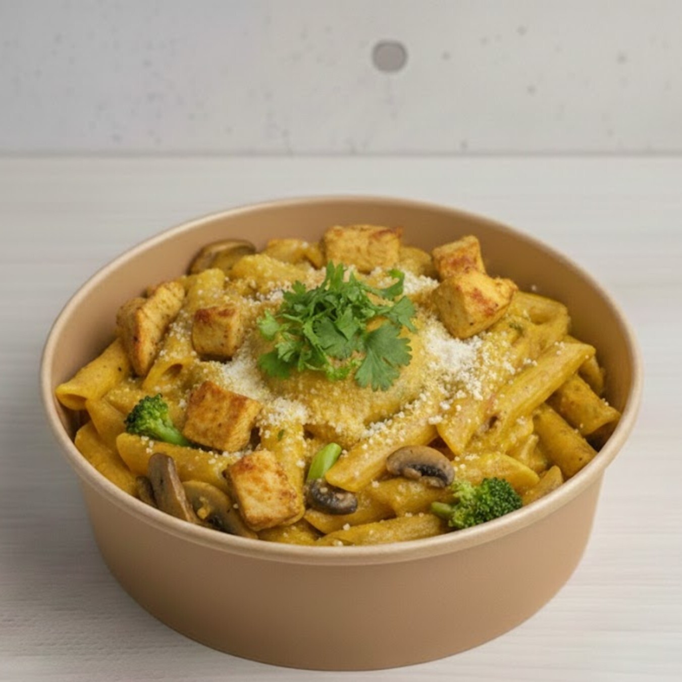 Mac'n'cheese Sebzeli̇ Tavuklu Mantarli Penne