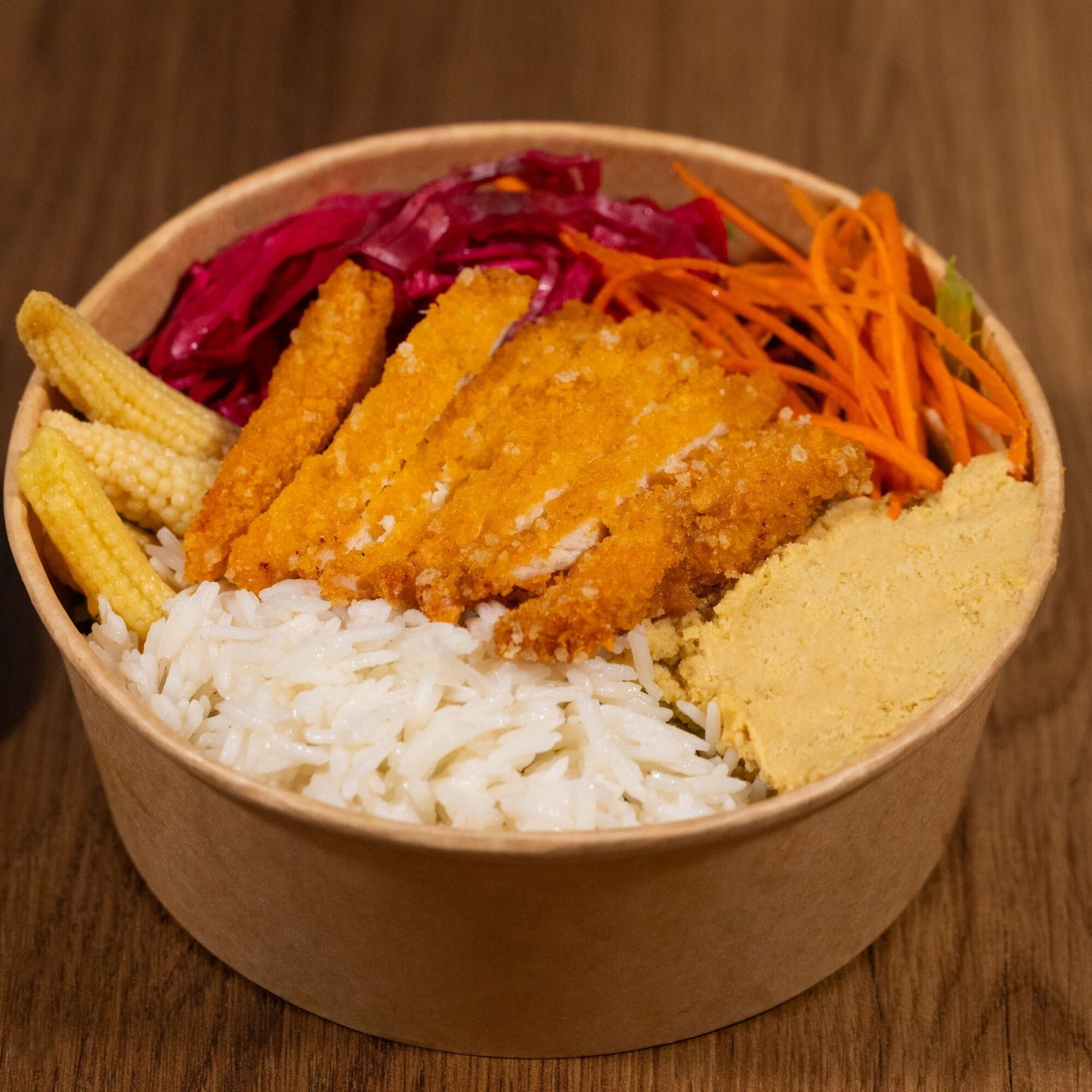 Portakallı Mayonezli Şinitzel Bowl