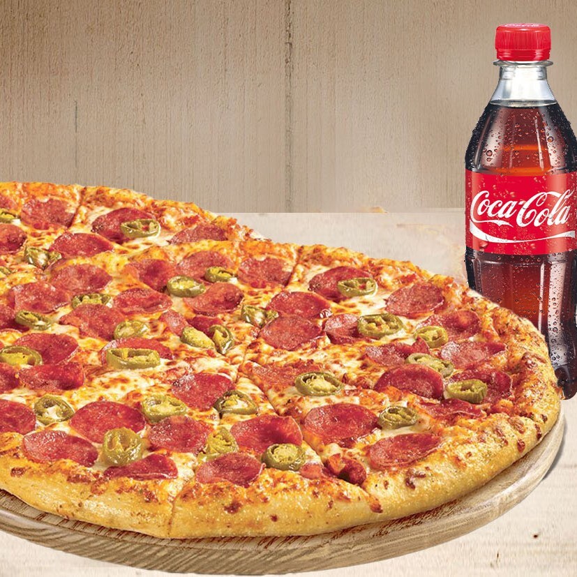 2 Orta Boy Pizza + İçecek (1 L)