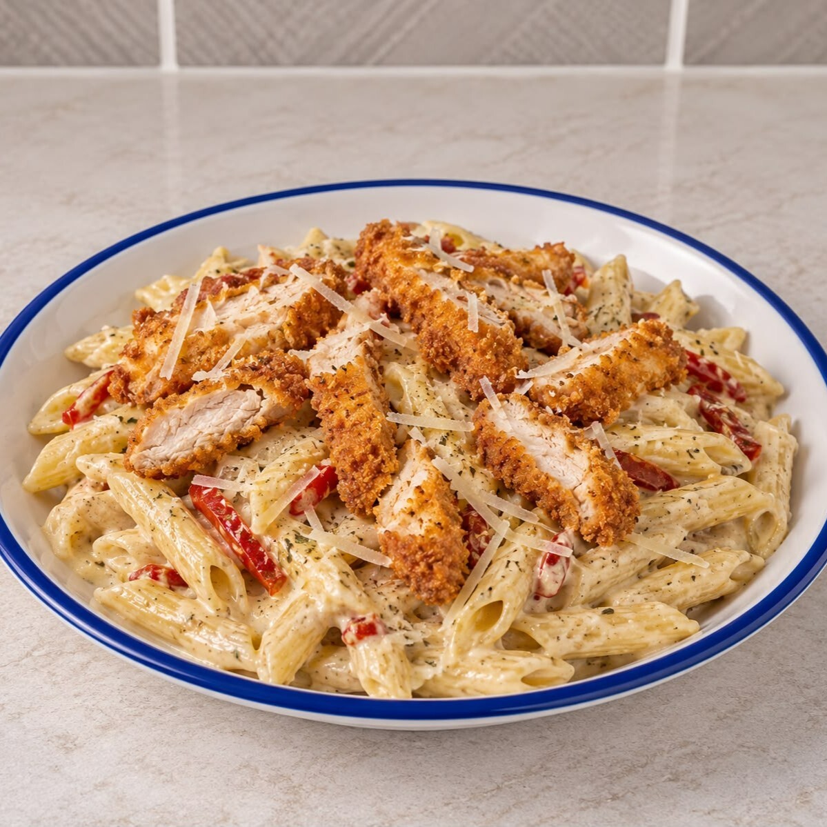 Çıtır Tavuklu Penne