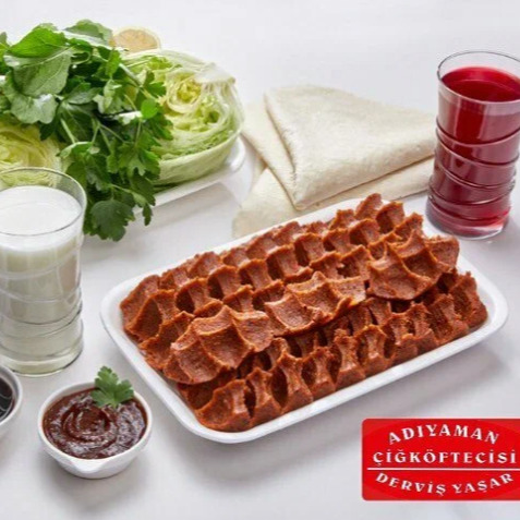Çiğ Köfte Tam Porsiyon +Ayran(1lt)
