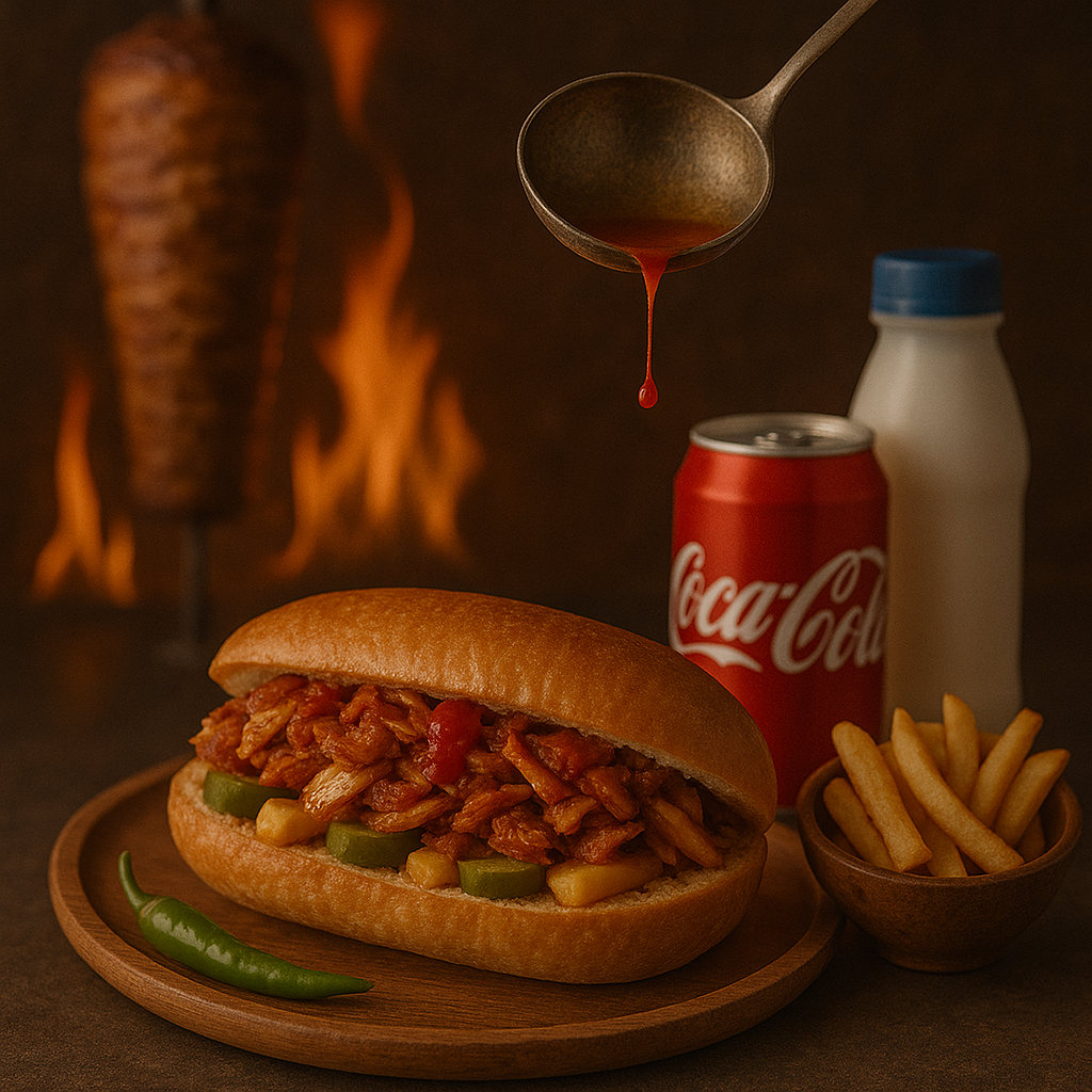 Yarım Ekmek Tavuk Döner Menü
