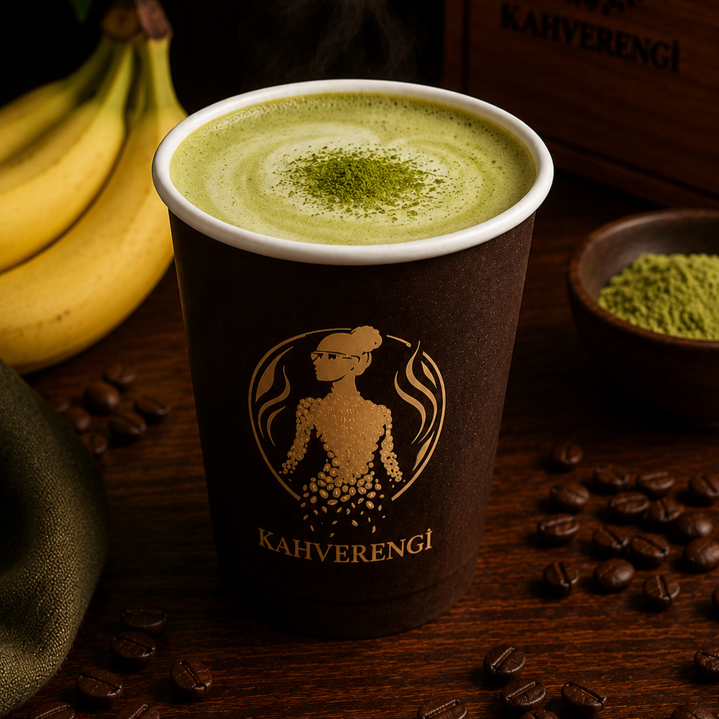 Banana Matcha Latte (Collagen)-Hot