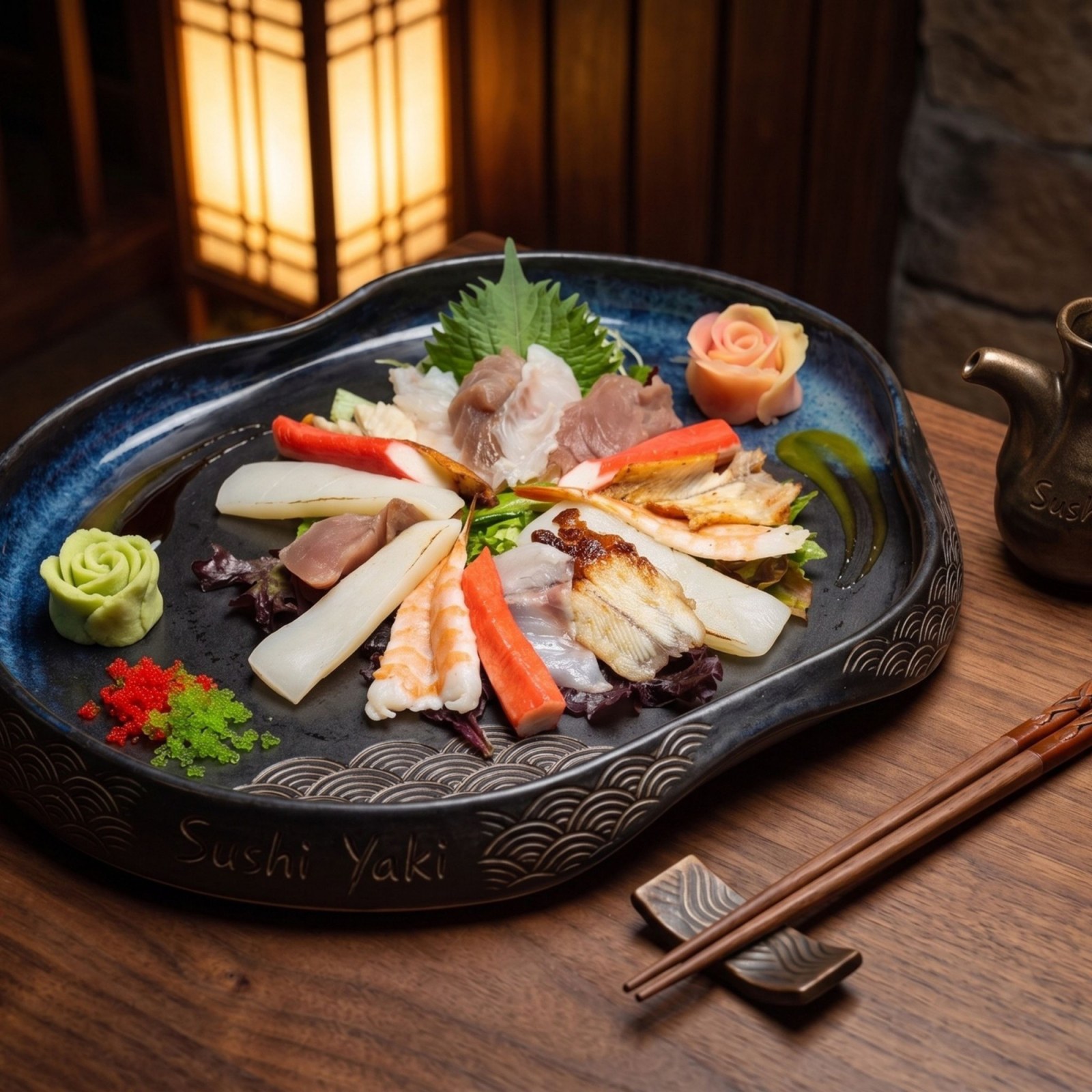 223- Sushi Yaki Sashimi Mix (17 Pcs.)