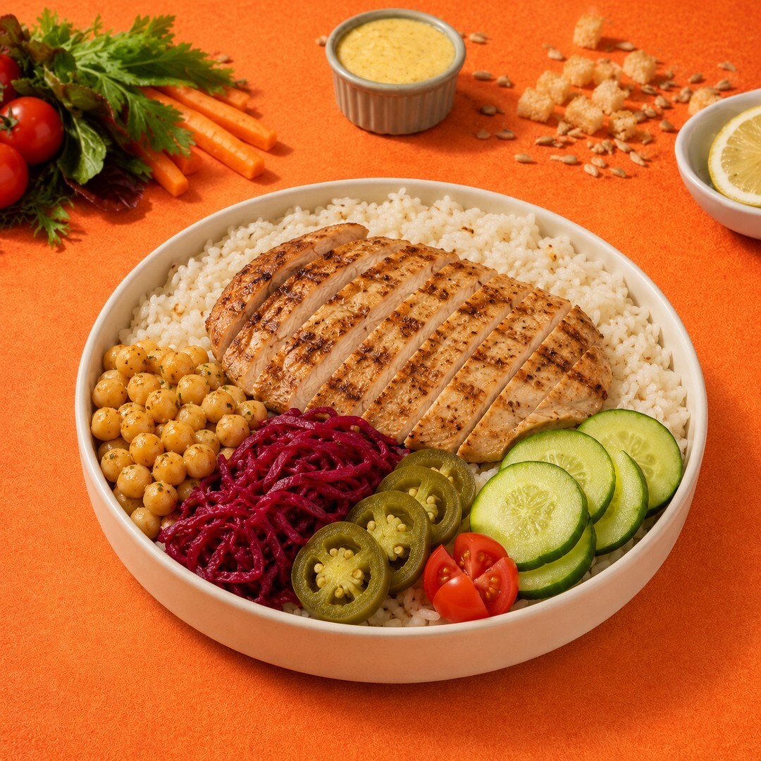 Izgara Tavuk Kış Pilav Bowl