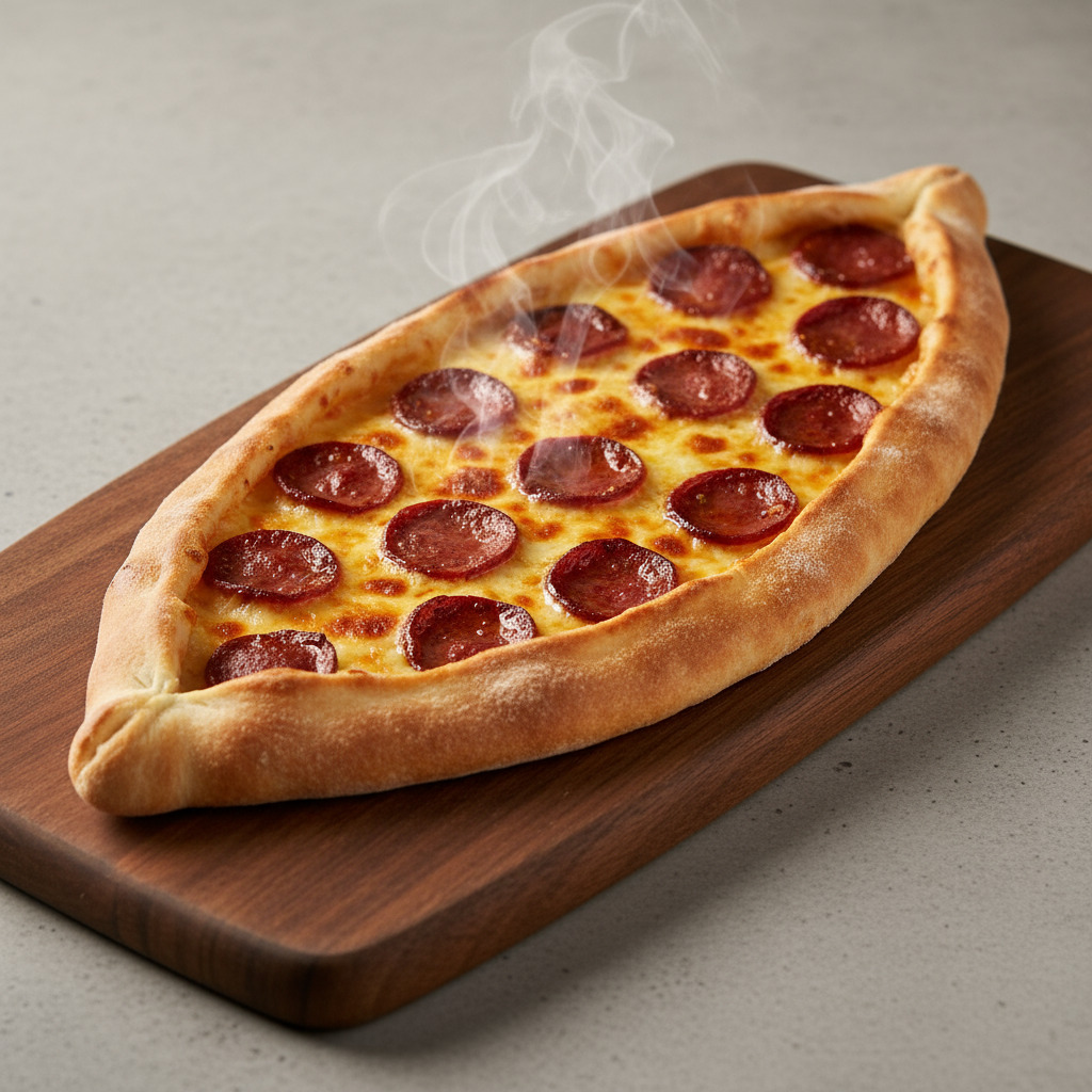 Kaşarlı Sucuklu Pide Menü