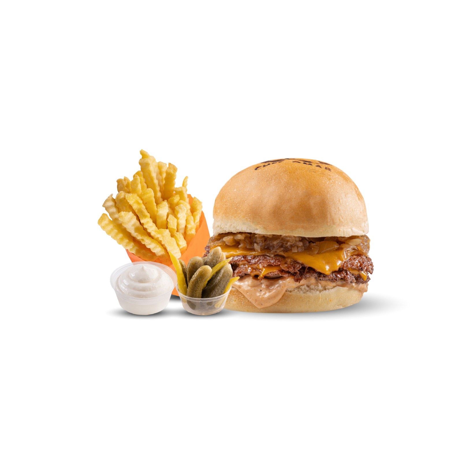 Karamelize Soğanlı Smash Burger