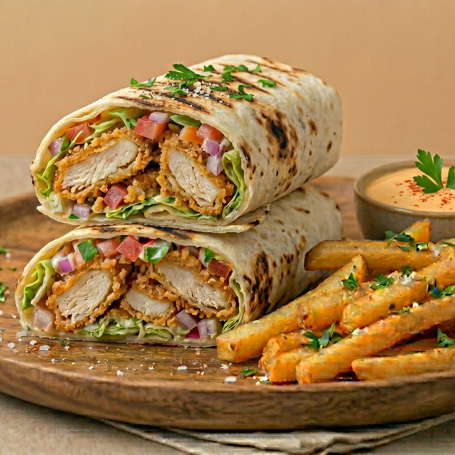 Çıtır Tavuklu Wrap