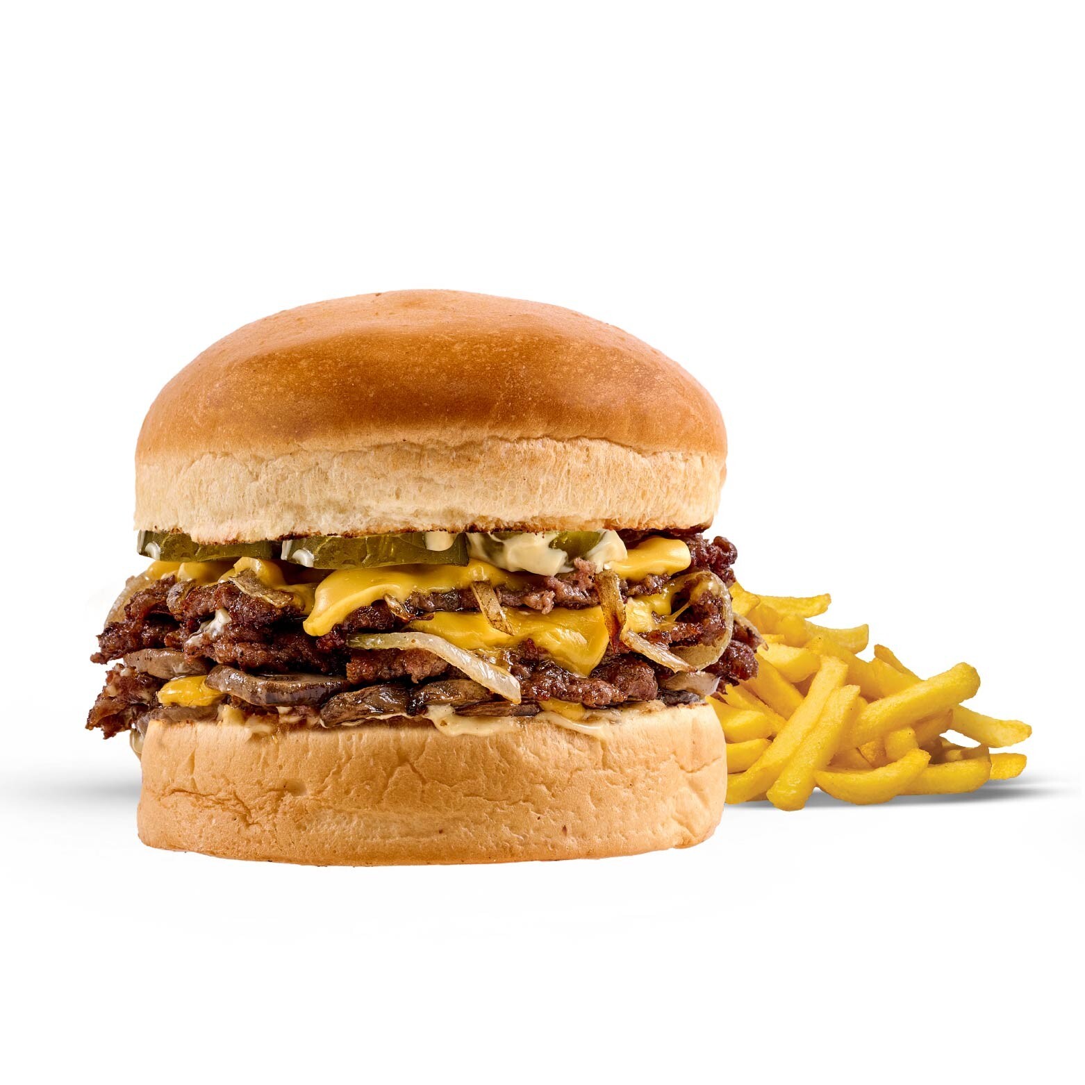 Smash Triple Mushroom Burger