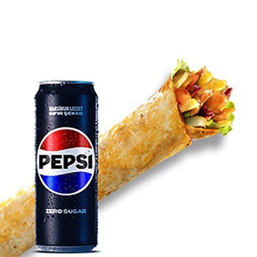 Donas Zurna Tavuk Döner Dürüm (120 gr. ) + Kutu İçecek (33 cl.)