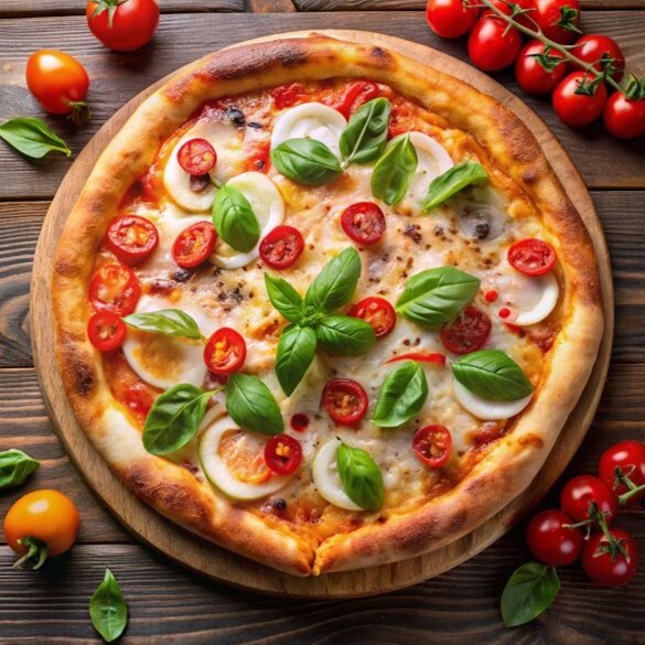 VEJETERYAN PİZZA(BÜYÜK BOY)