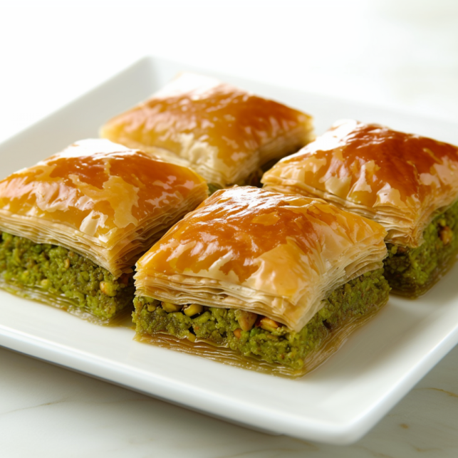 Antep Fıstıklı Soğuk Baklava (kg.)