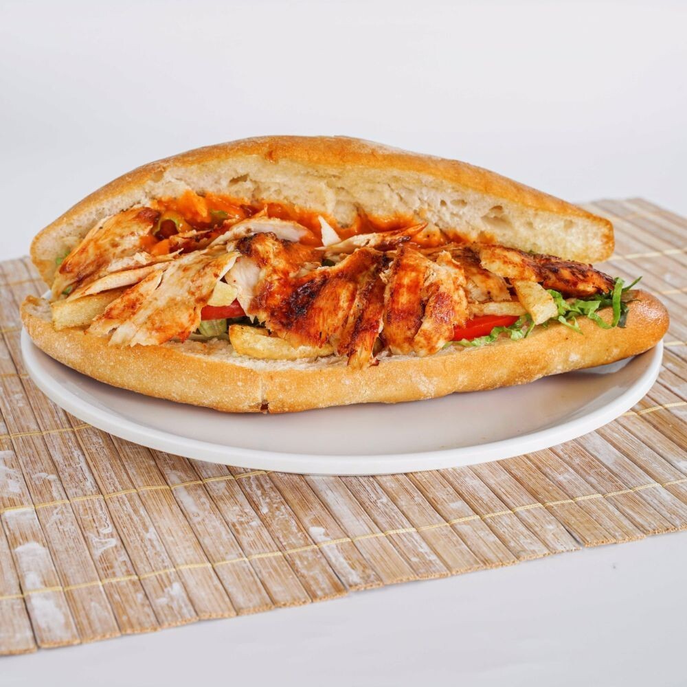 Kaşarlı Tavuk Döner Sandviç