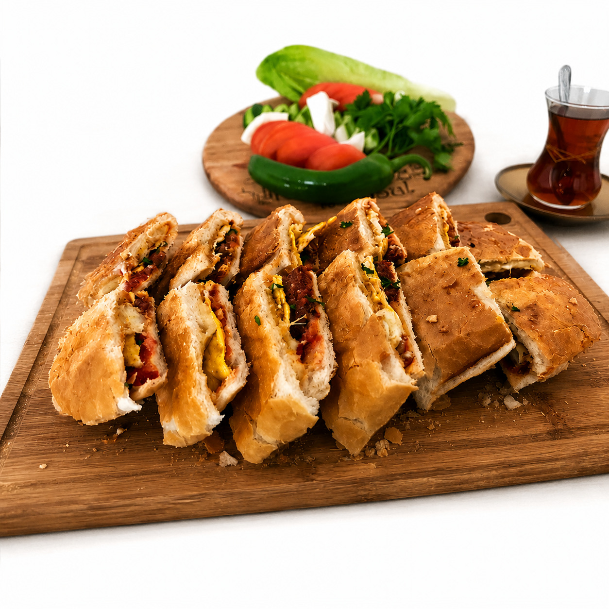 DEV SAHANDA (Tam Ekmek Yumurtalı Sucuklu)