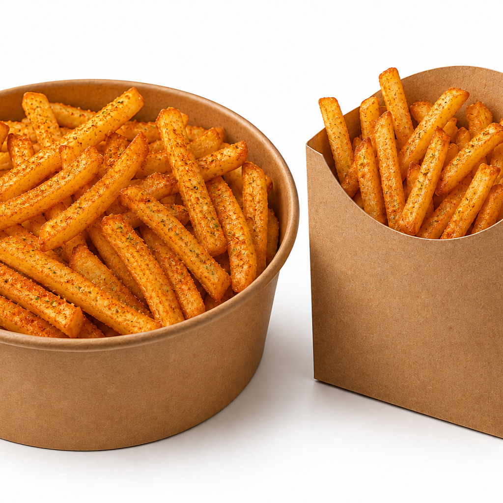 Baharatlı Çıtır Patates Kızartması