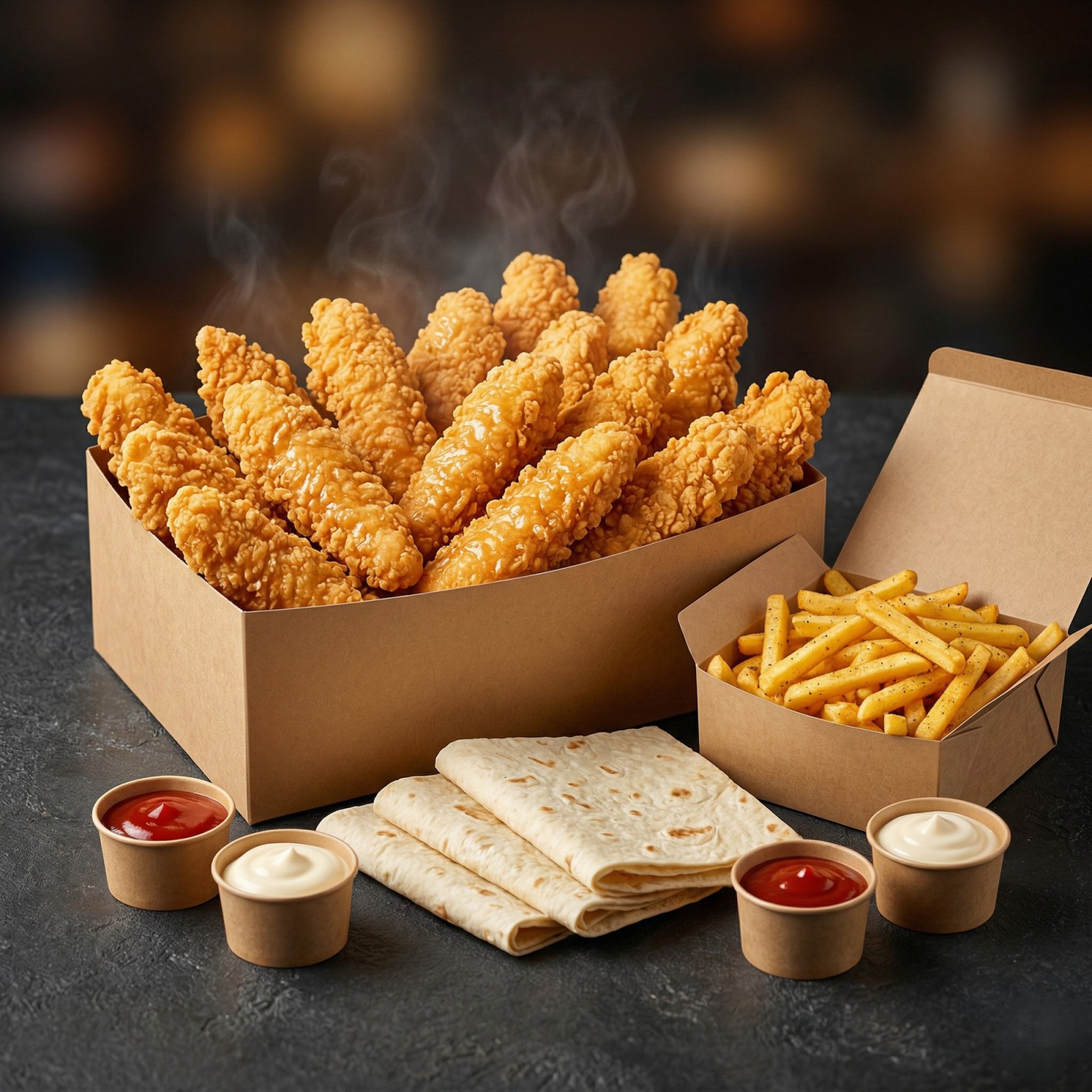 Çıtır Tavuk (750 gr.) -Crispy Chicken (750 g)