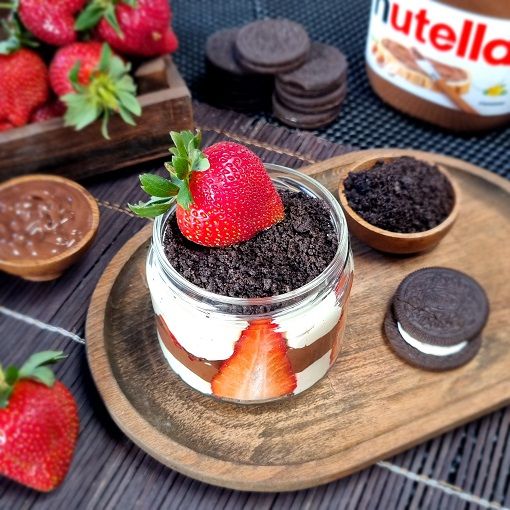 Oreo Çilekli Nutella Cup
