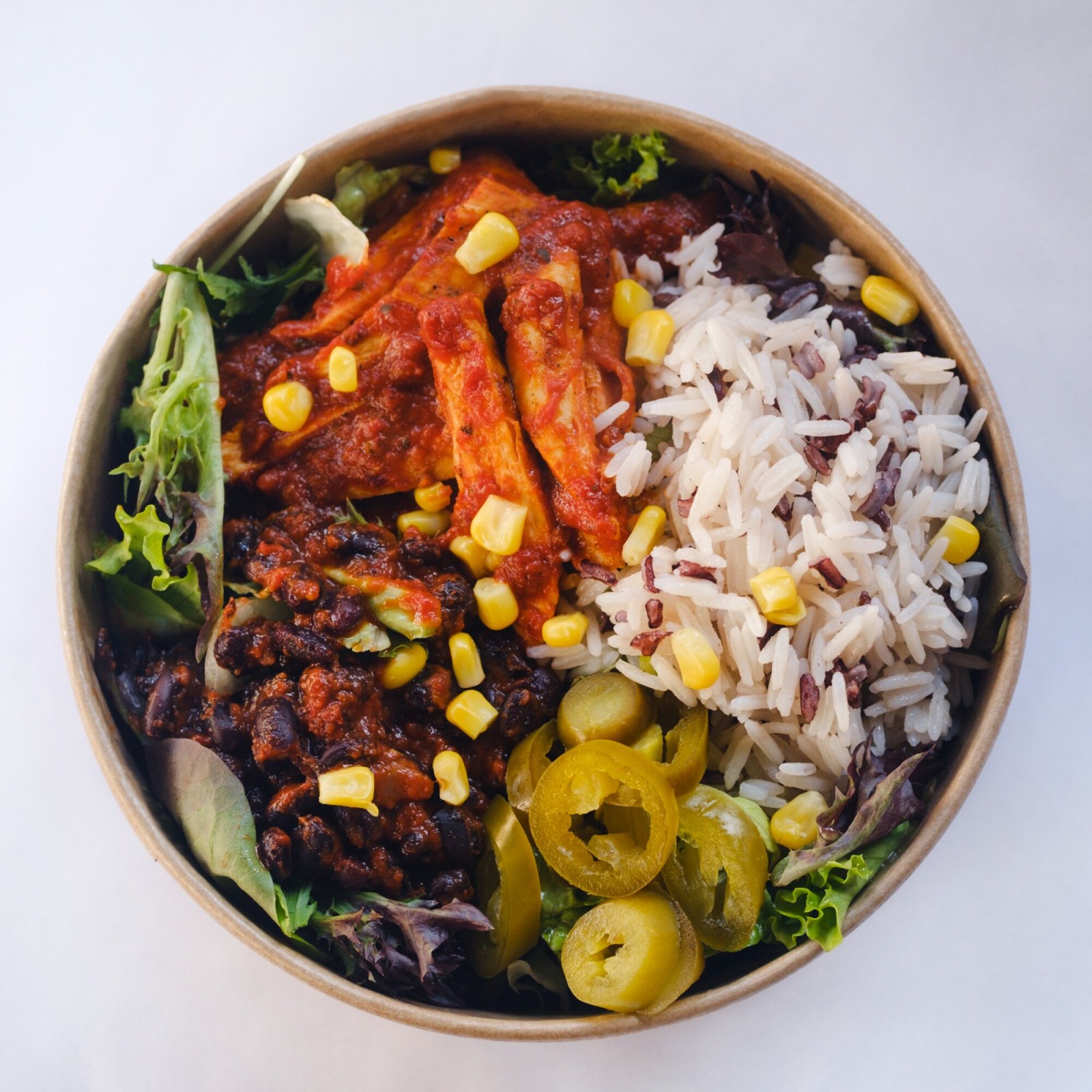 Acılı Meksika Usulü Bowl