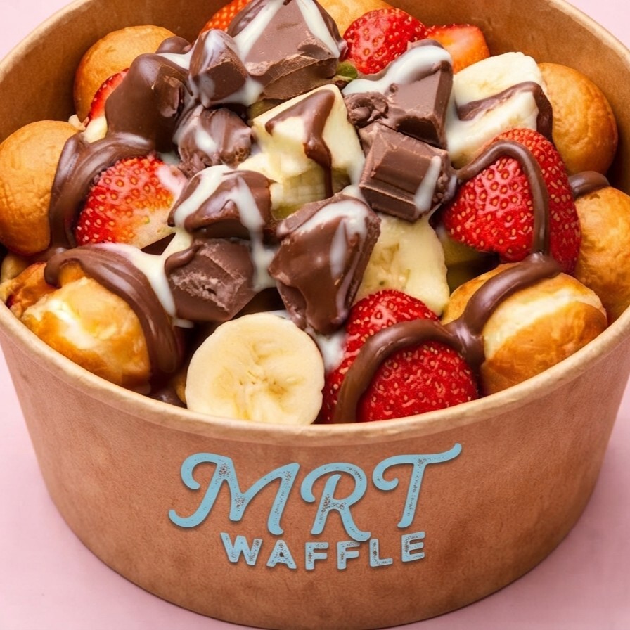 Bumble Waffle Muzlu Çilekli Bowl