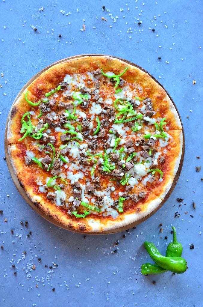 Panza Kavurma Pizza (33 cm.) (Büyük)