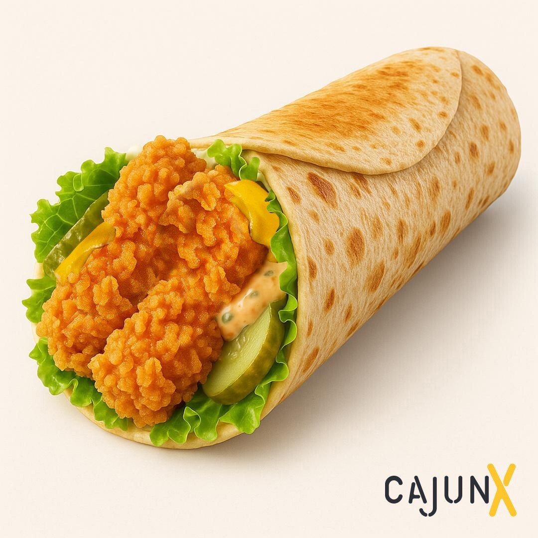 Cajunx Cheddarlı Dürüm