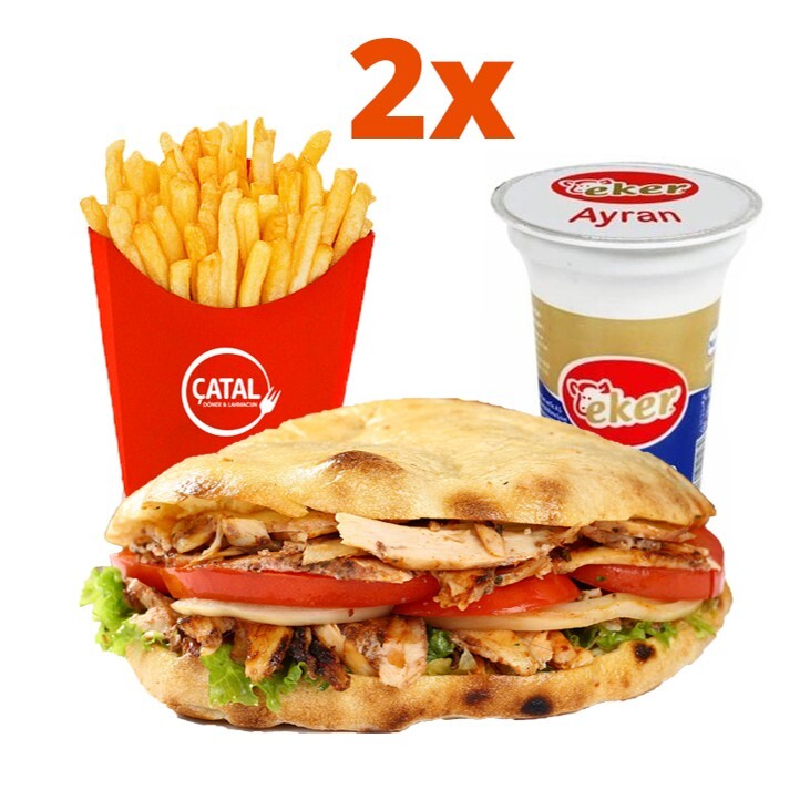 Adaş Menü 1 (Tavuk Döner)