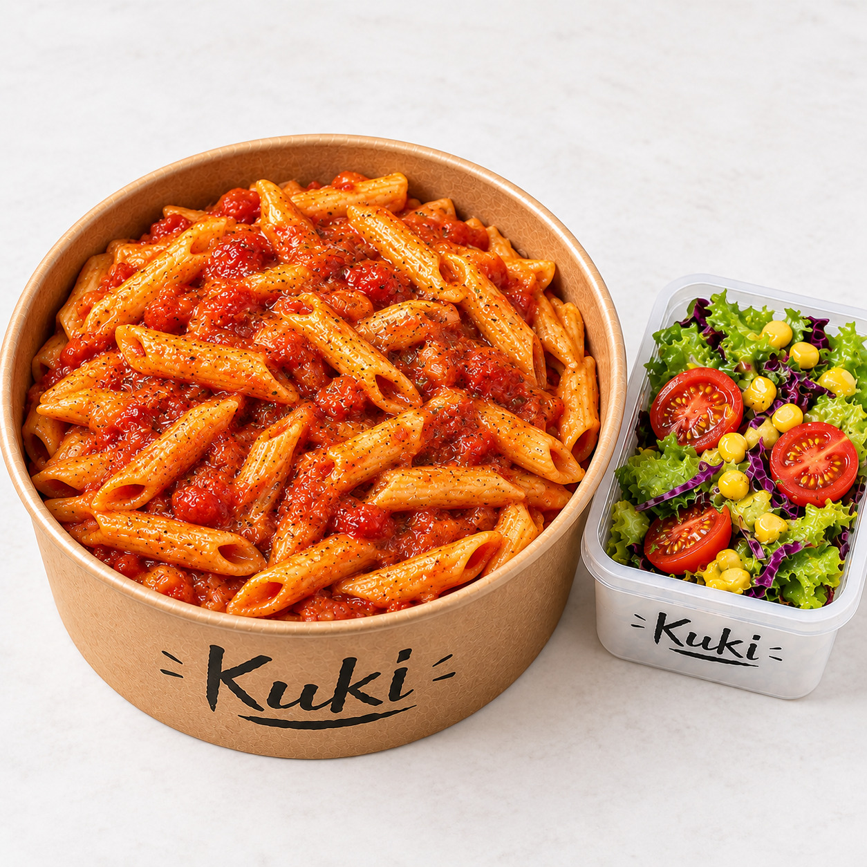 Napoliten Soslu Penne Makarna