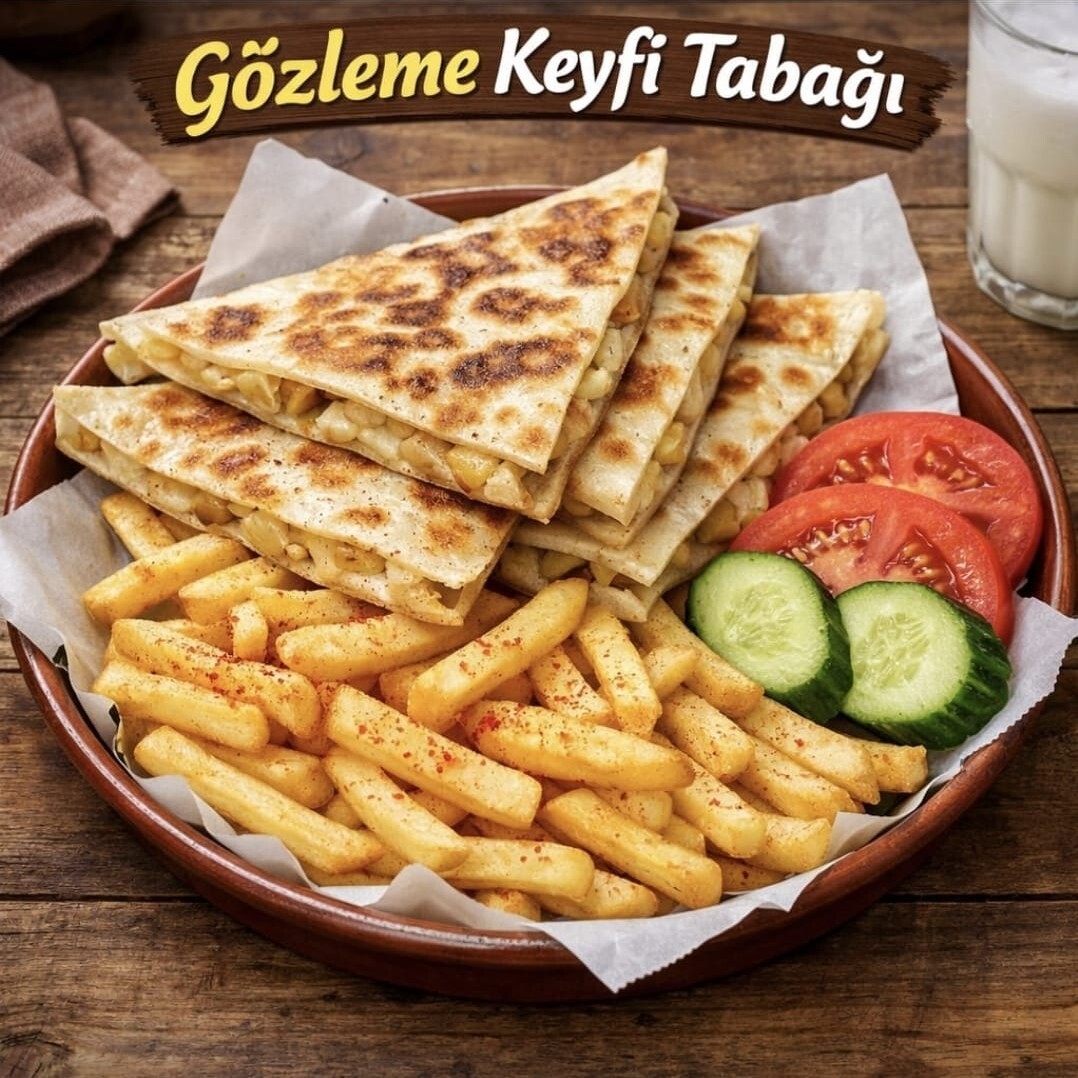 ıspanaklı Gözleme menü