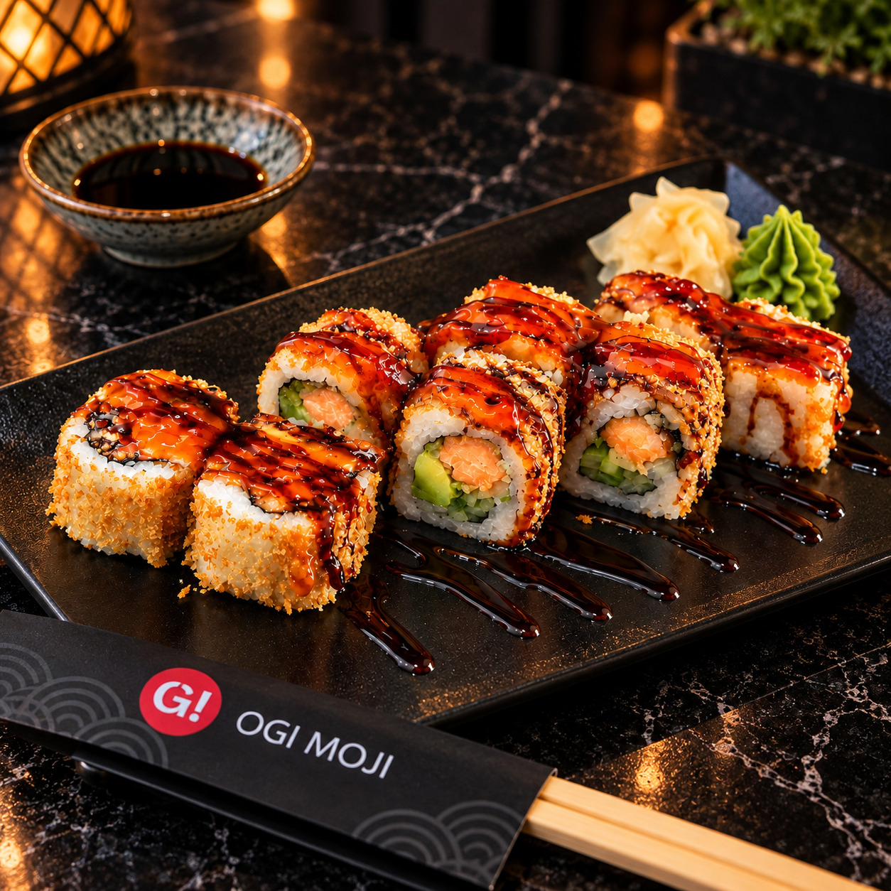 Crunchy Sake Roll (8 Pcs.)