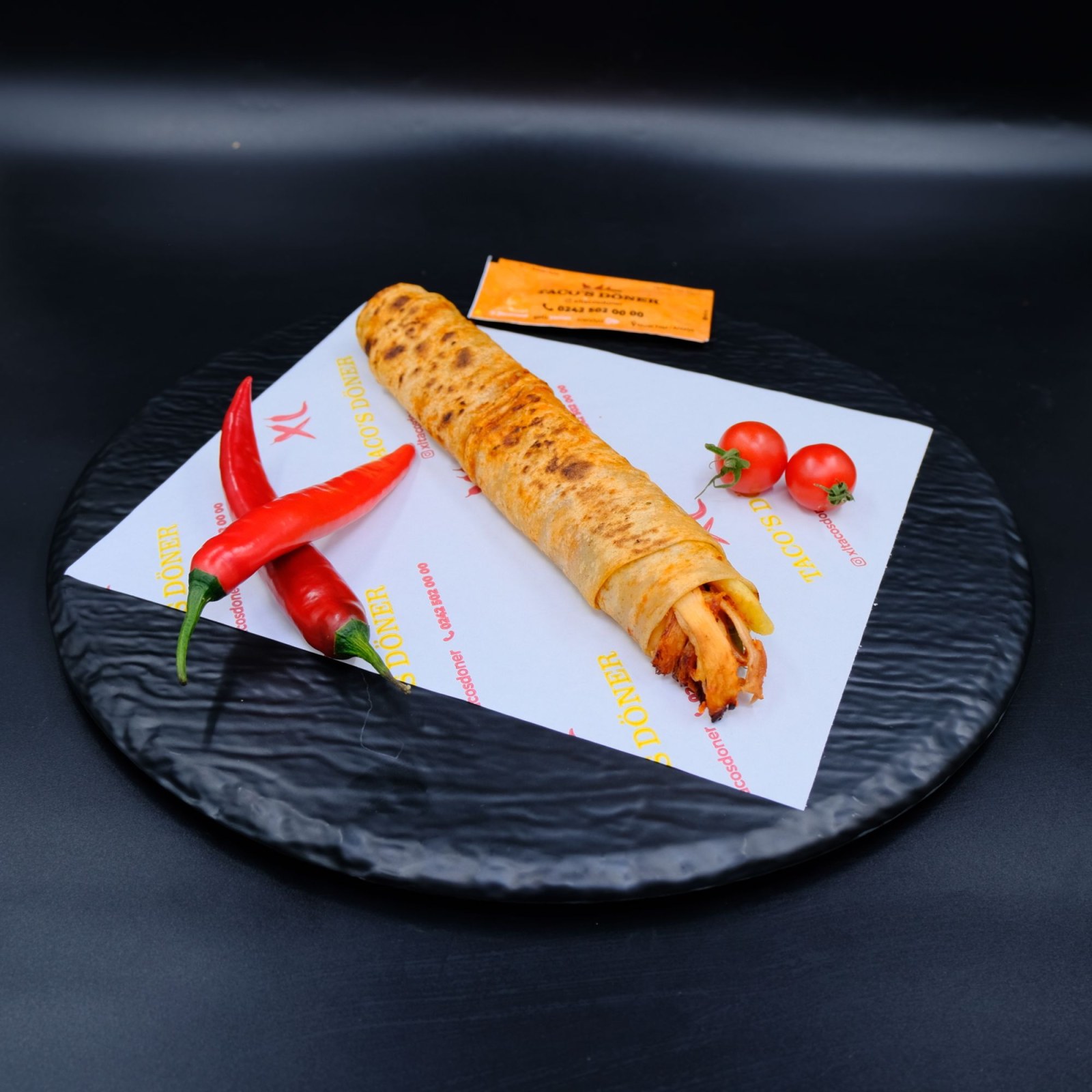 Cheddar Tavuk Döner Dürüm (M)