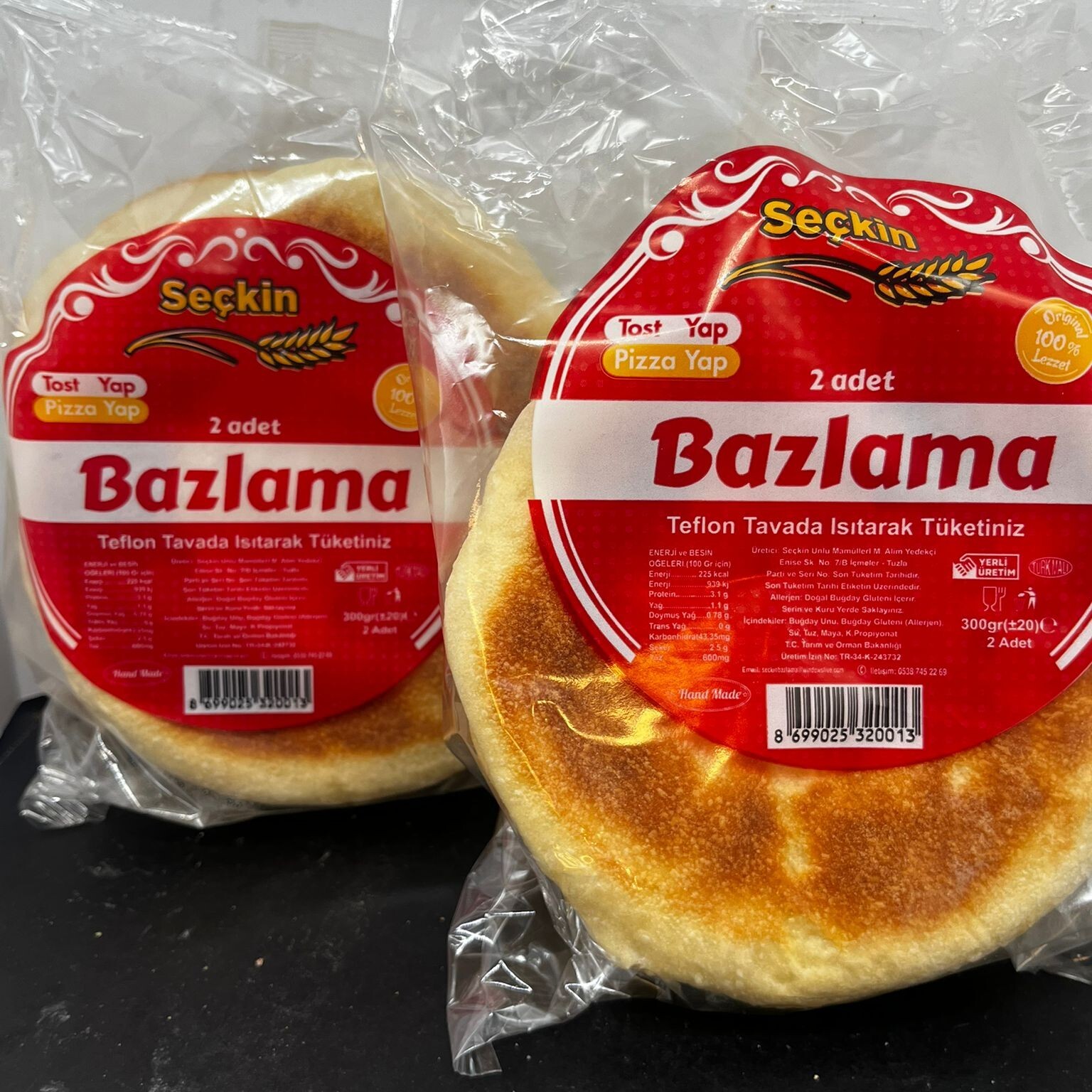 2'Li Bazlama Ekmeği