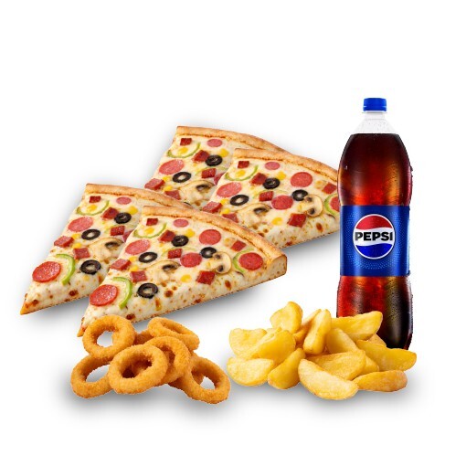 Dört Dilim Pizza Menü