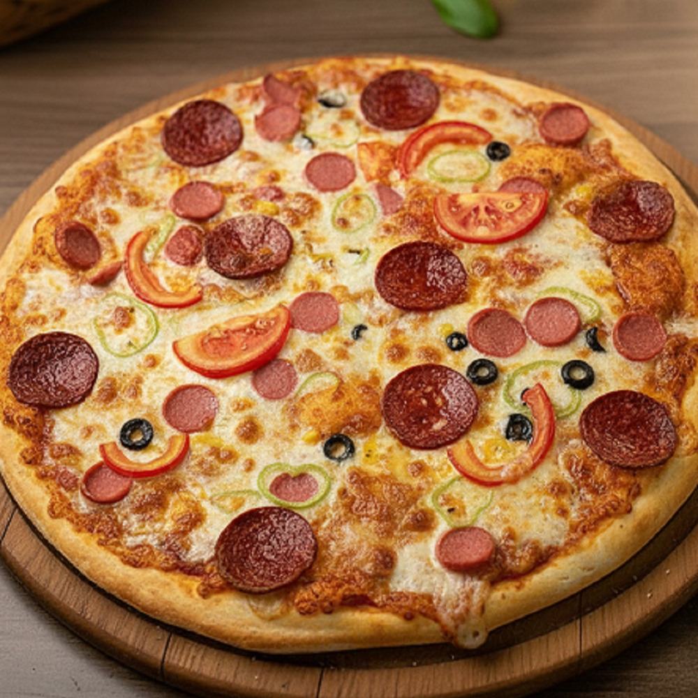 Süper Pizza Orta Boy+Coca Cola 1 LT