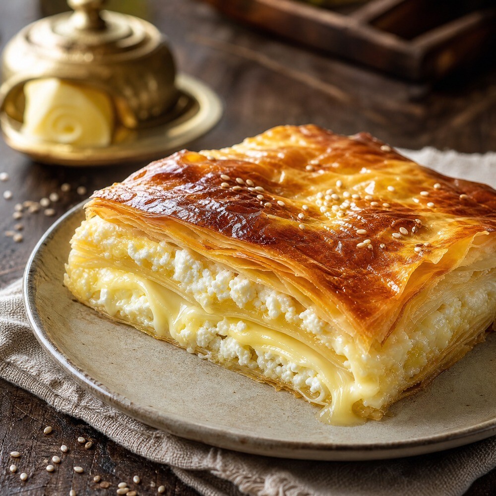 Tereyağlı Üç Peynirli Börek (1 kg)