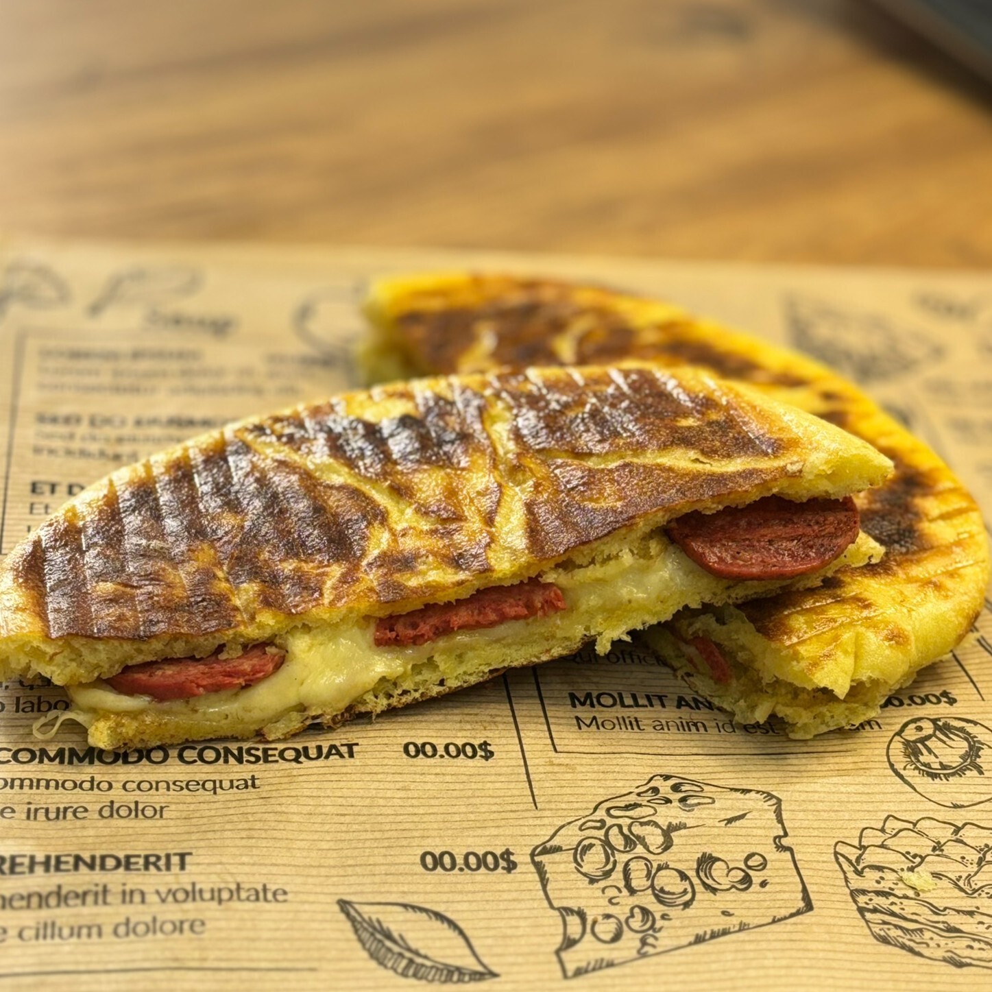 Bazlama Karışık Tost