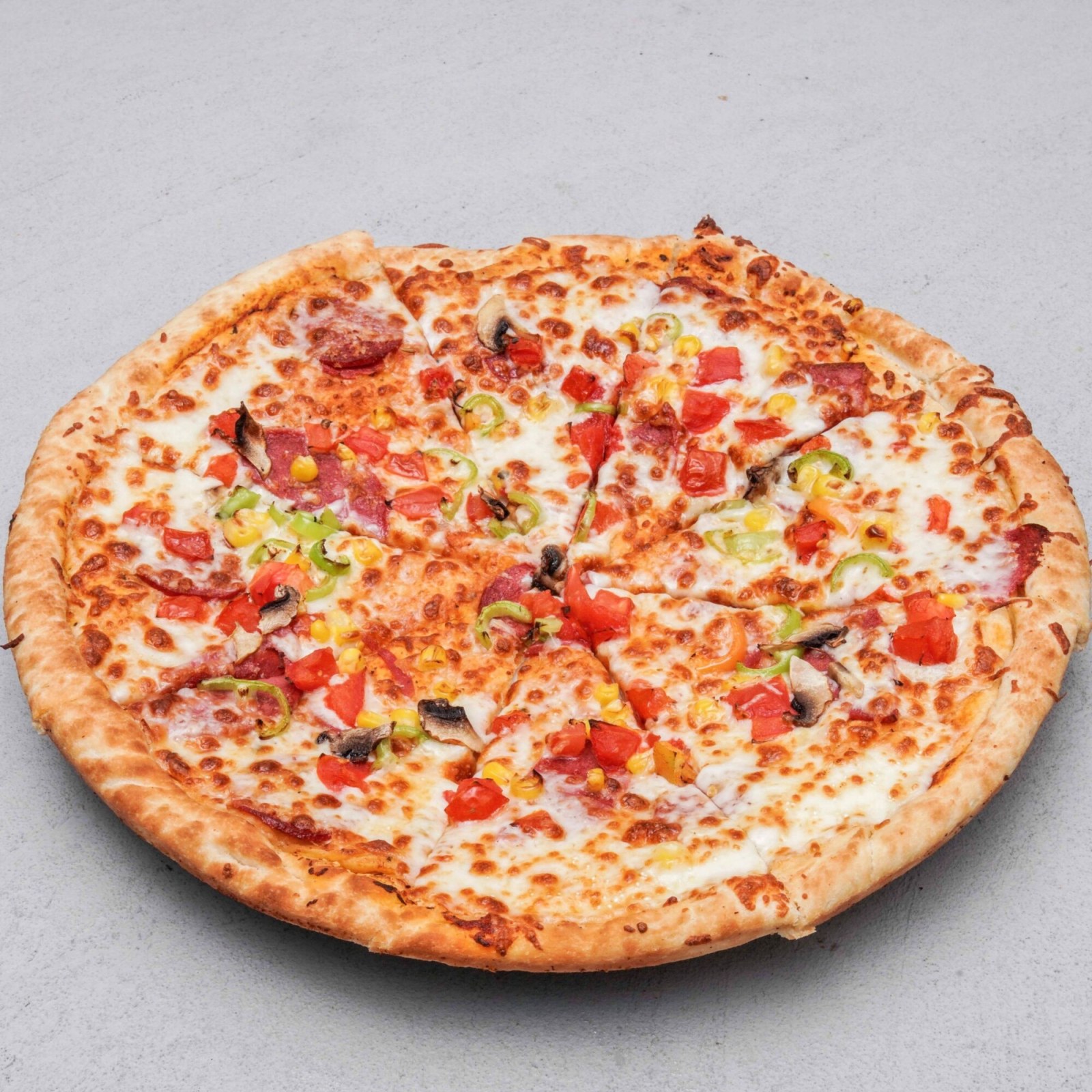 Karışık Dana Sucuk Pizza (Büyük)