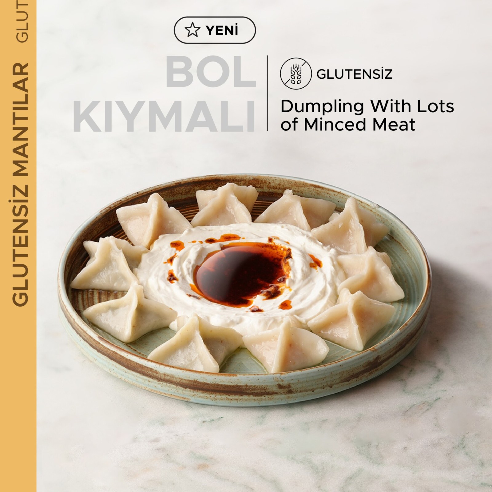Bol Kıymalı Glutensiz Mantı