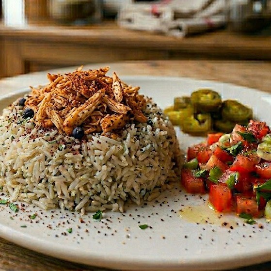 Cajun Çeşnili Tavuk Pilav