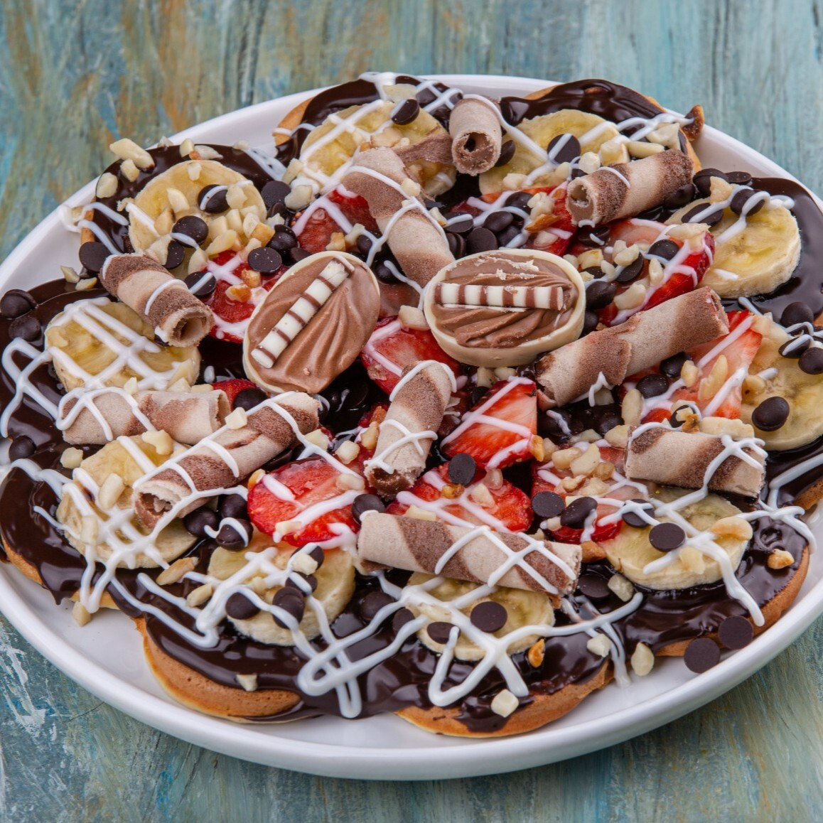 Barselona Çiçek Waffle