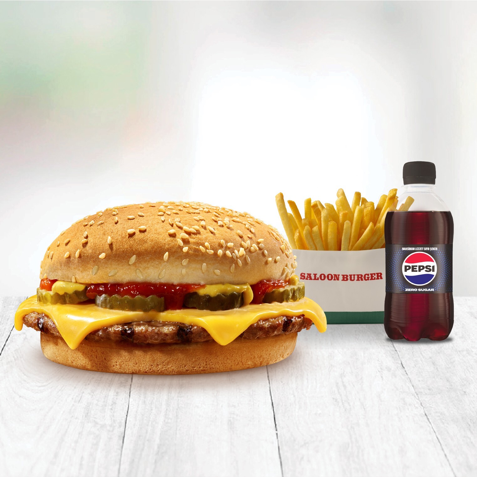 Mega Cheeseburger Menü
