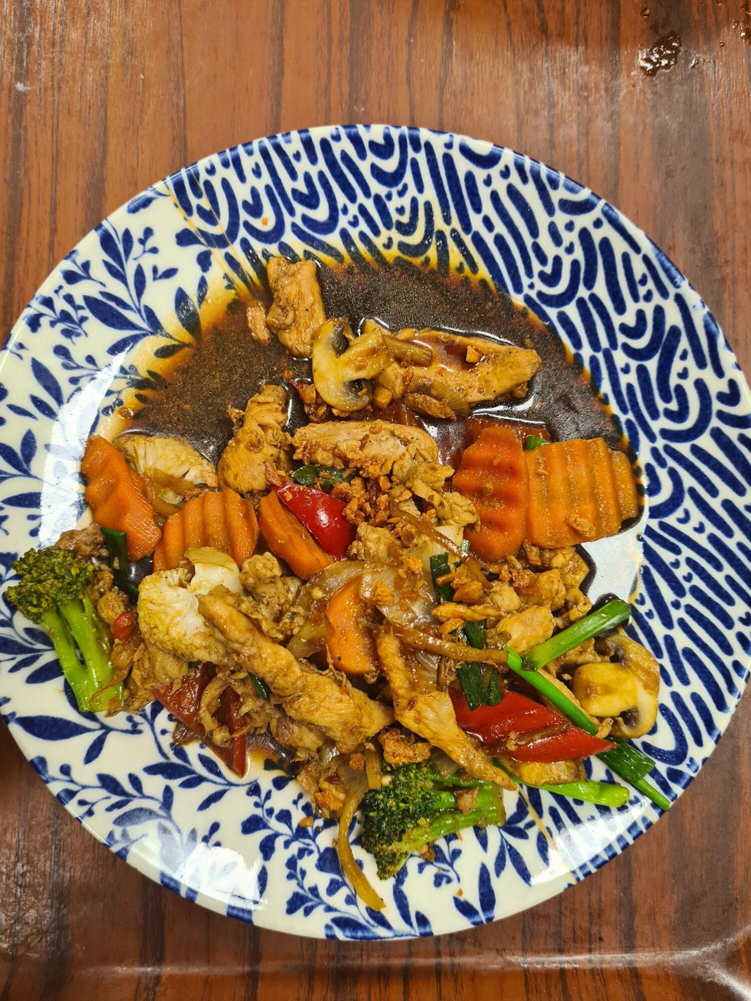 Pad Nam Mun Hoi (Chicken) - İstiridye (Tavuk) + Steam Rice