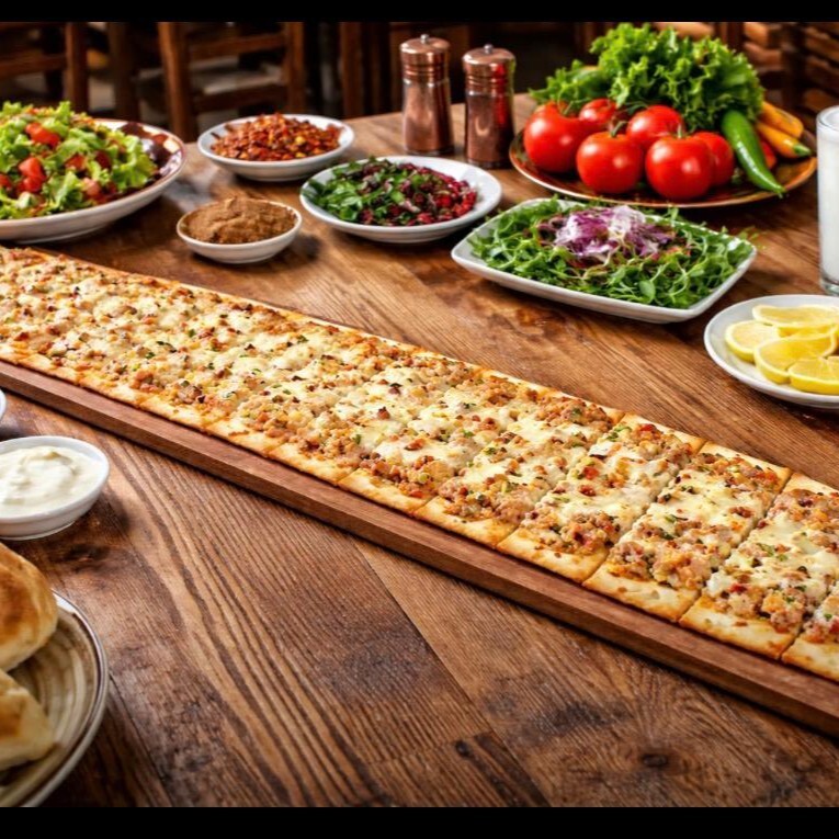 Kıymalı Kaşarlı Pide