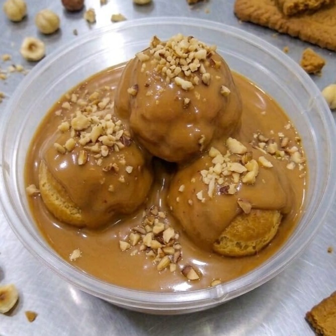 Karamel Bisküvi Soslu A'lâ Profiterol (200 gr)