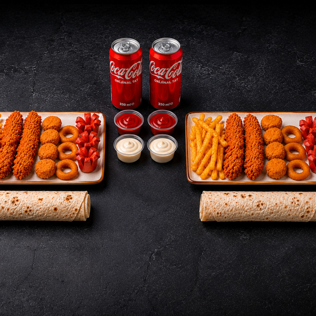 2 Kişilik Şölen Tenders Menü