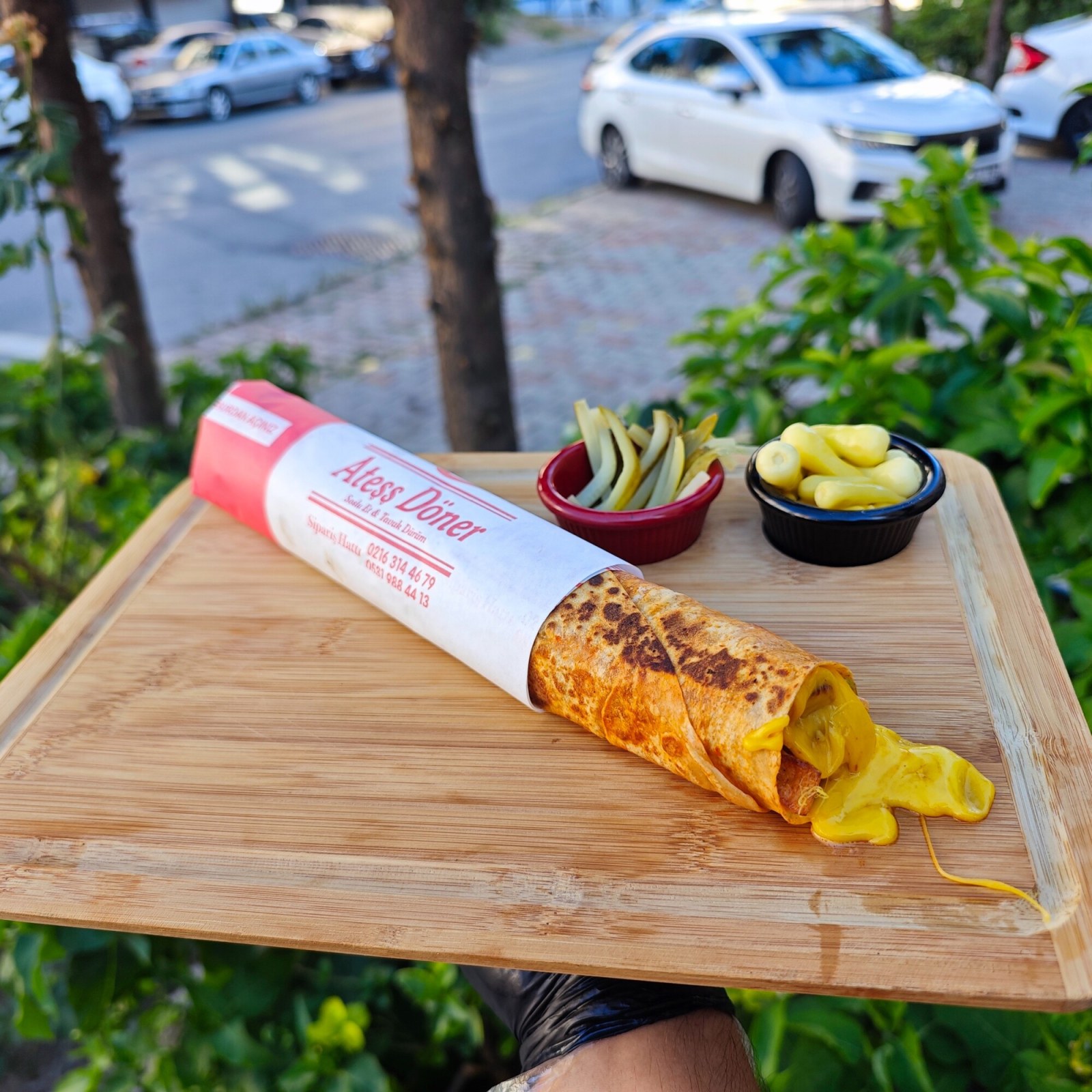 Özel Soslu Cheddar'Lı Tavuk Dürüm (80gr)