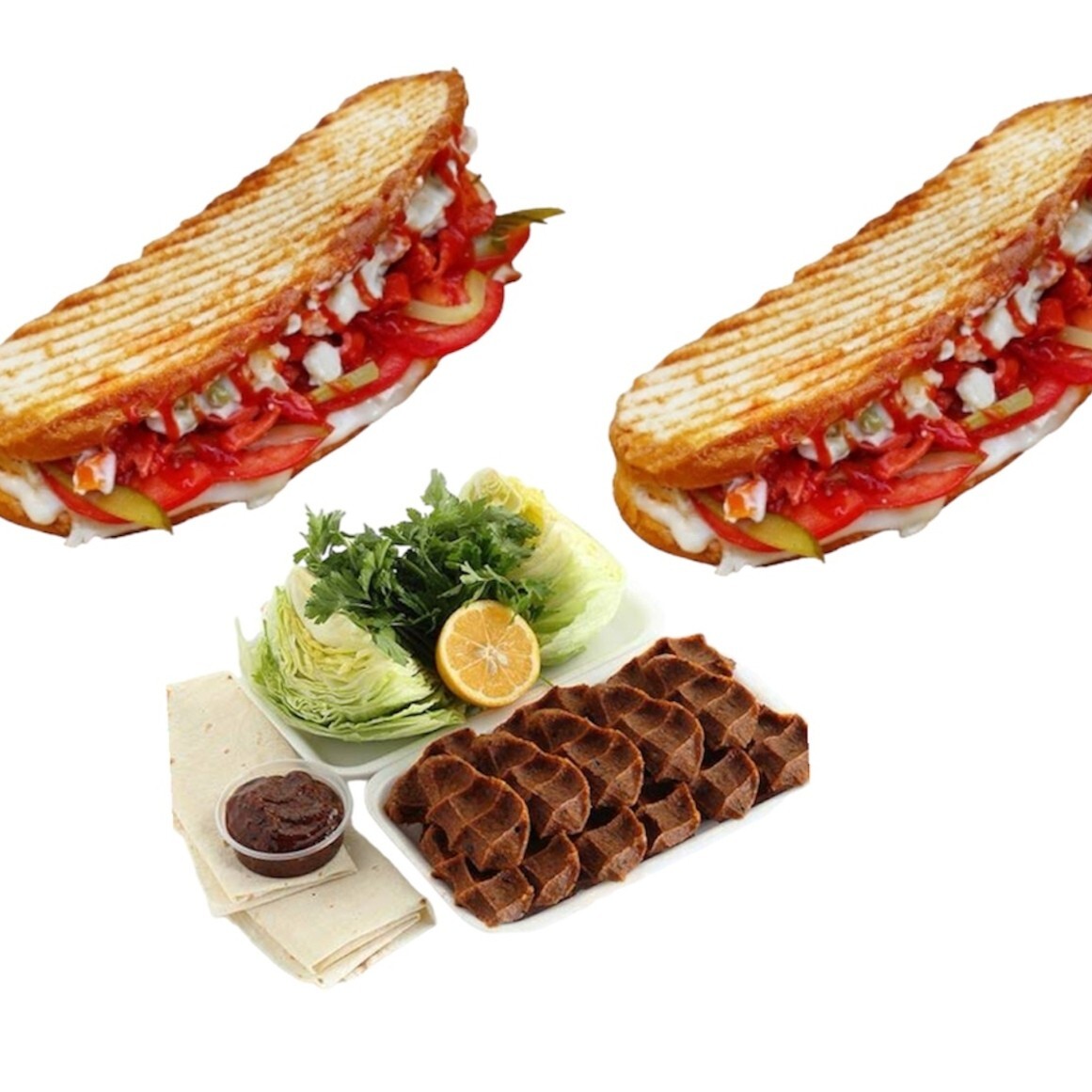 2'li Ayvalık Tostu & Çiğ Köfte Menü