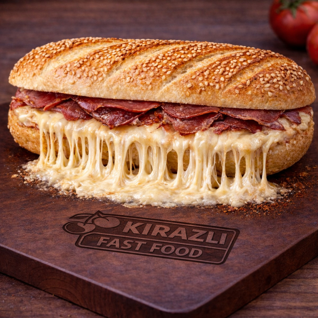 Pastırmalı Kaşarlı Tost
