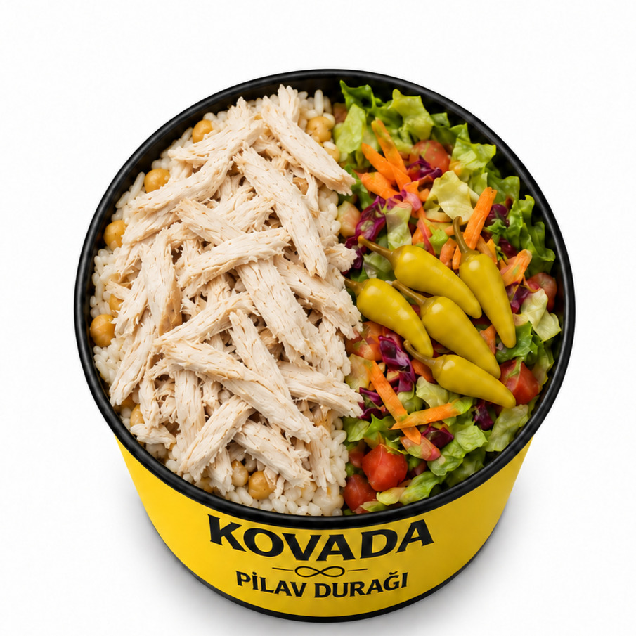 Kovada Büyük Boy Tavuklu Pilav