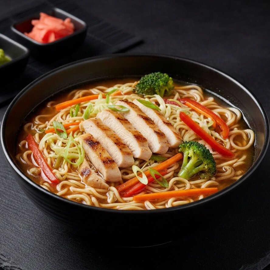 Tavuklu Ramen Erişte